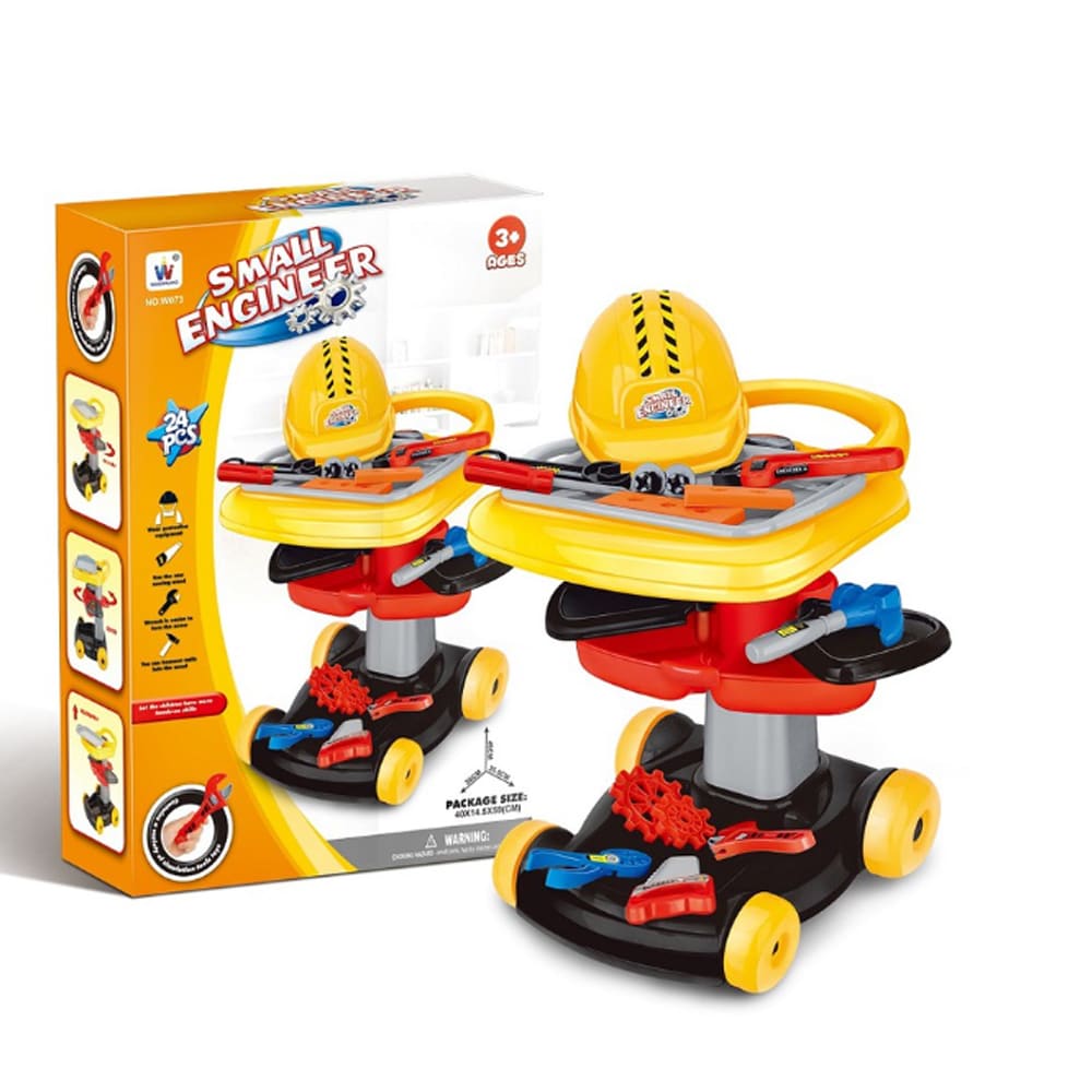 Vagn med verktygsbord (24 delar)