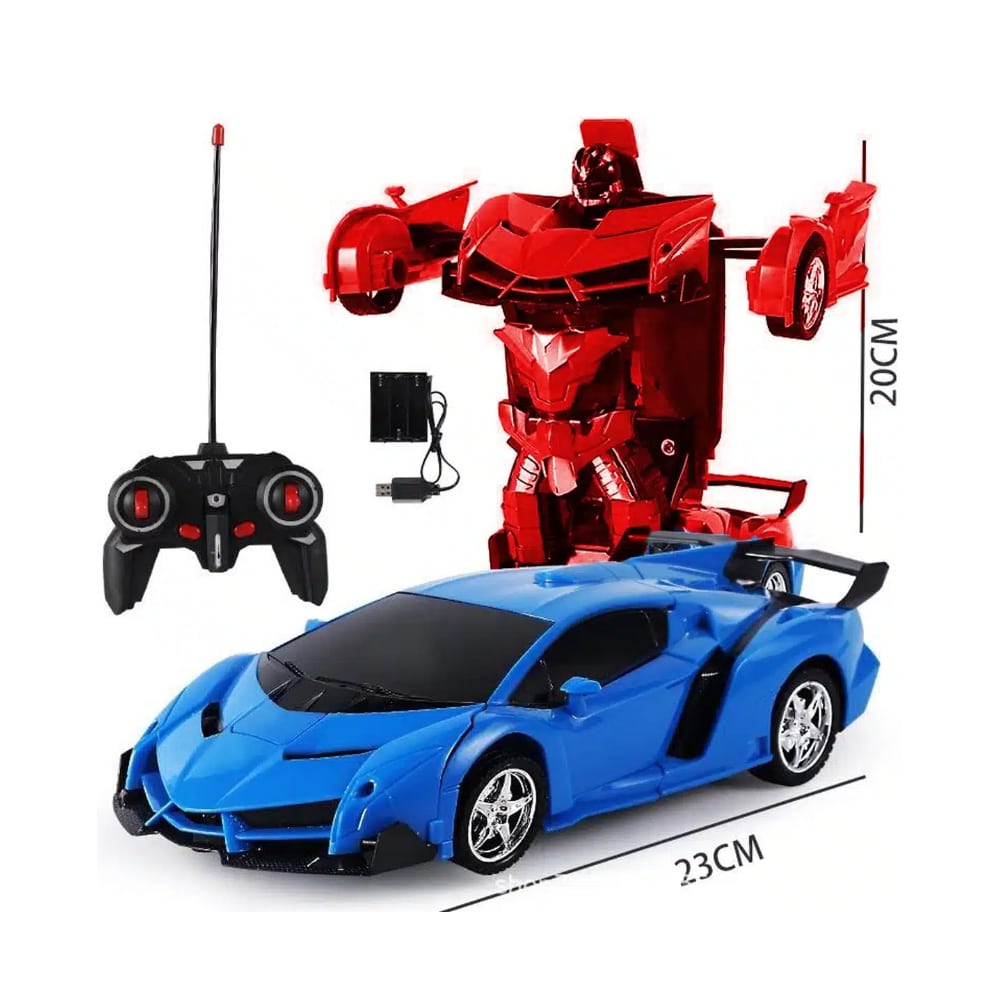 Fjärrstyrd Transformer Bil med ljud- och ljuseffekter