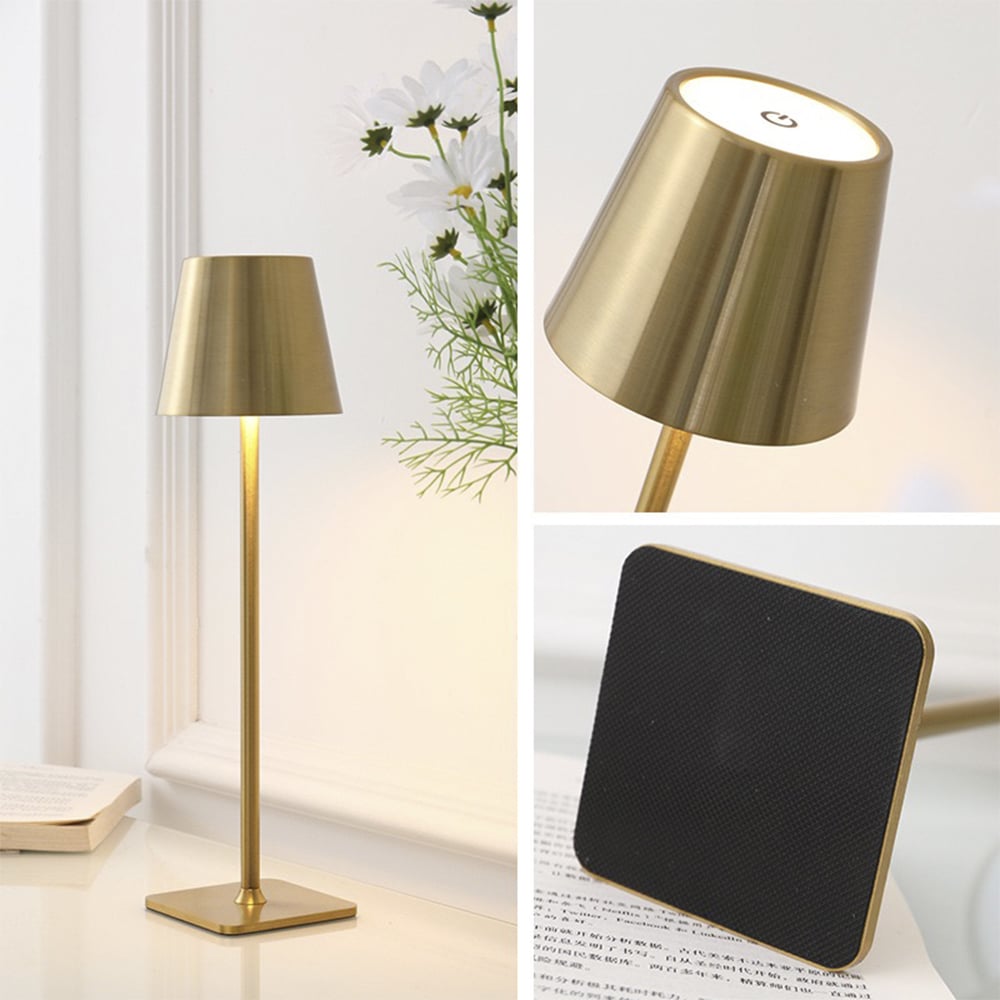 Bordslampa LED med touch - trådlös - 4 färger