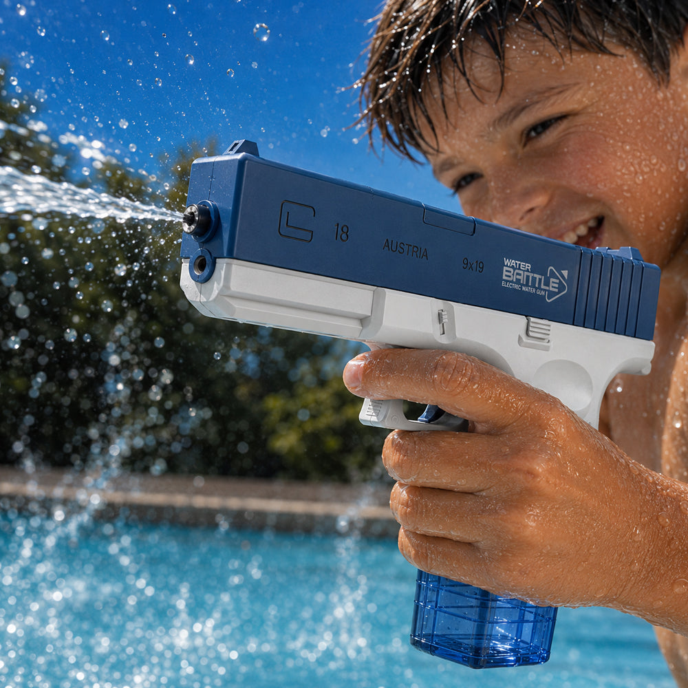 Elektrisk vattenpistol – Glock med 2 magasin