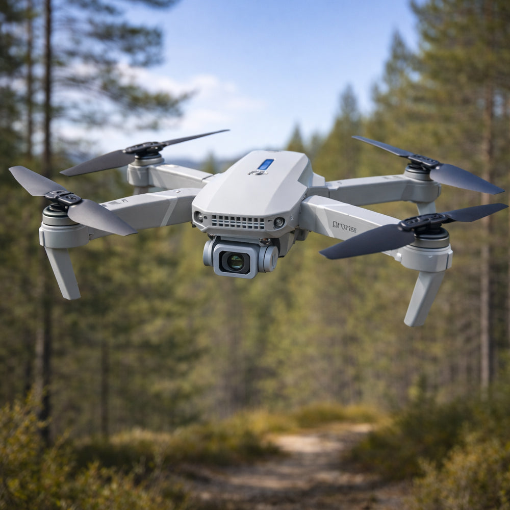 Vikbar Drönare 4K med/utan kamera