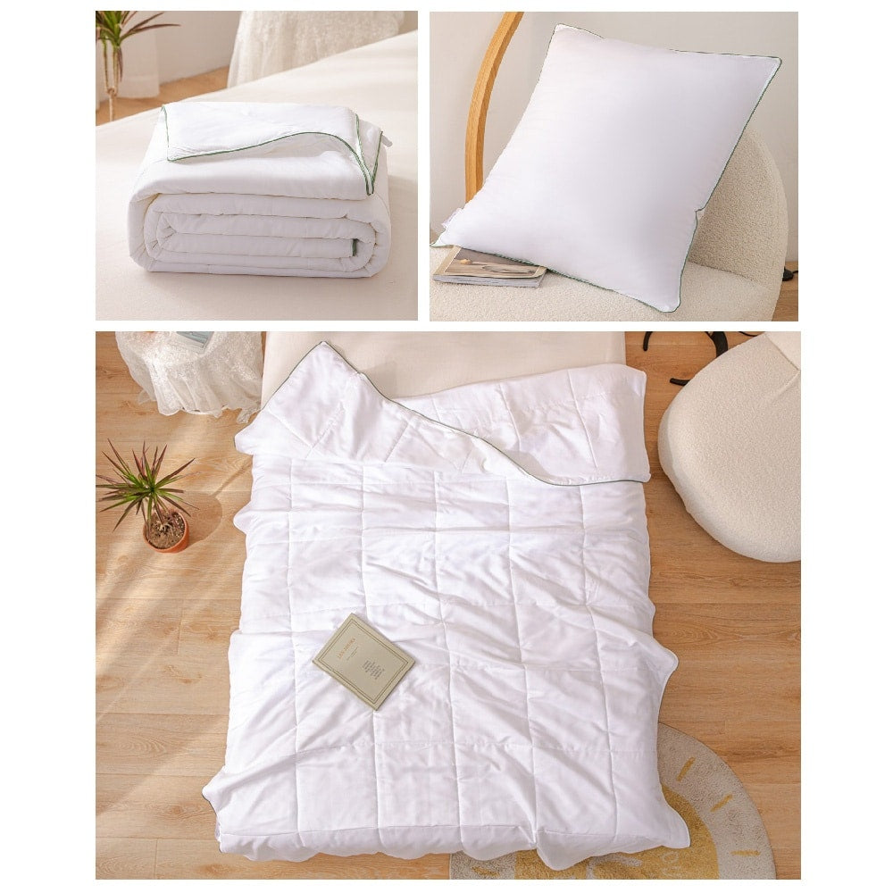 Paketpris lätt Bambu täcke och kudde (100% bambu 300TC fiber)