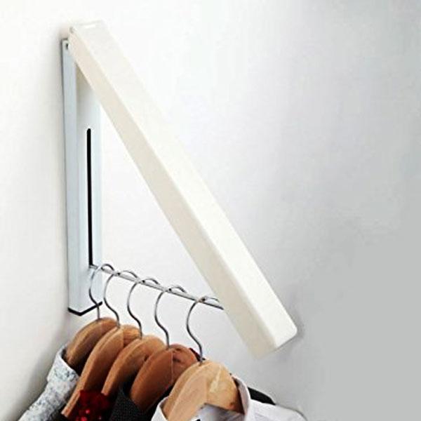 vikbar klädesstång