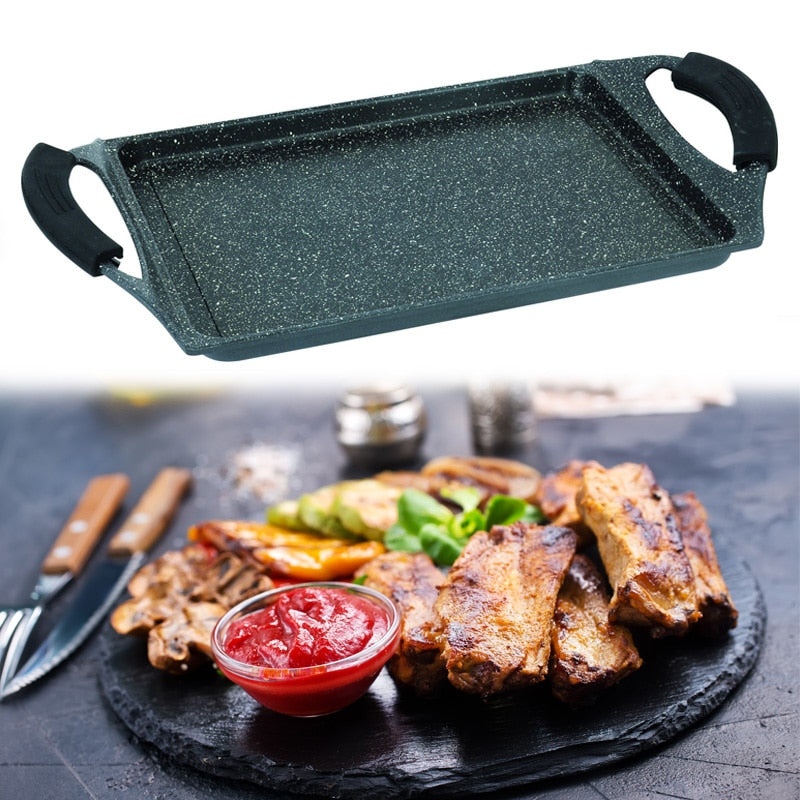 Grillbricka/grillpanna helt gjuten