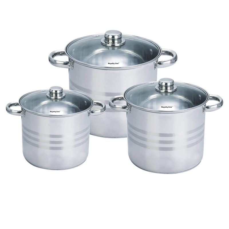 Royalty Line Grytset i rostfritt stål (6 delar)