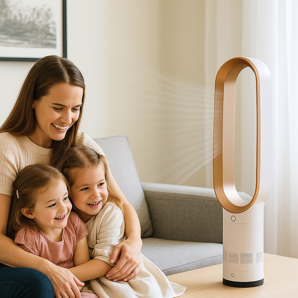 Luftblåsare/Fläkt utan roterande blad