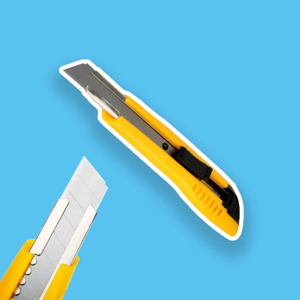 Hobbykniv med 18 mm brytblad