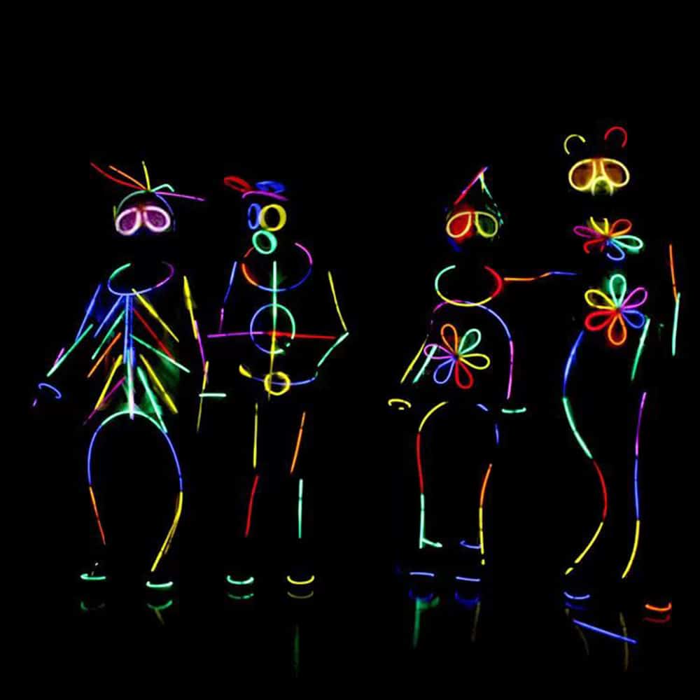 Självlysande Kostym - 8 färger -