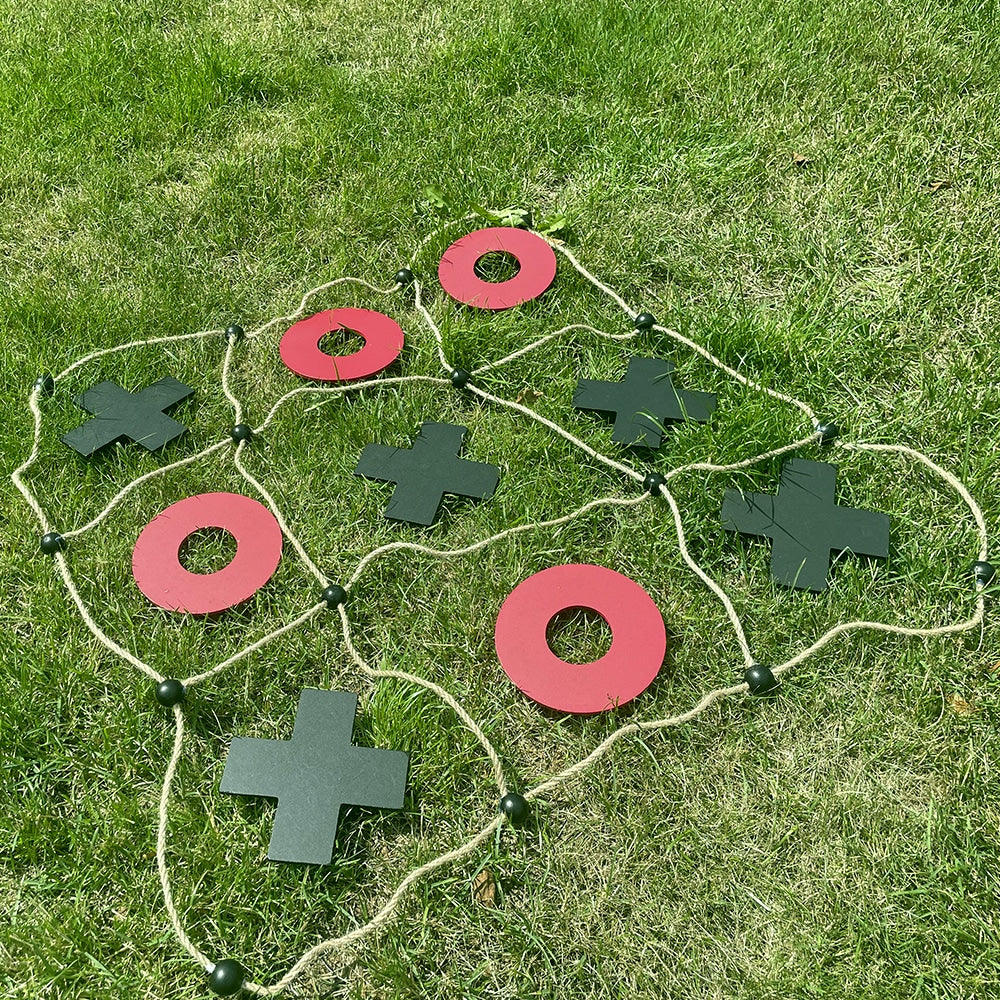 Trädgårdsspel – Tre-i-rad