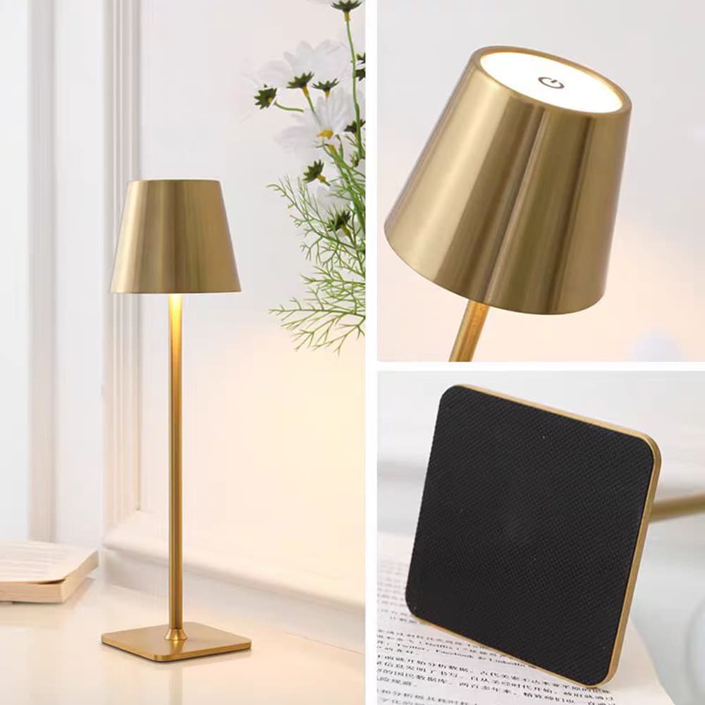 Bordslampa LED med touch & uppladdningsbar funktion