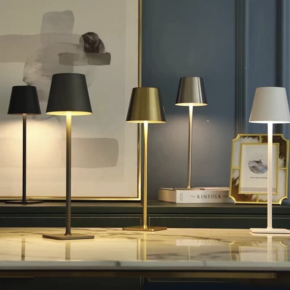 LED-bordslampa med touch och uppladdningsbar funktion