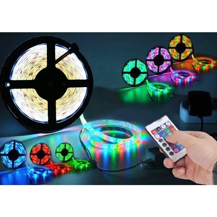 LED strips ljusslinga 3 meter med fjärrkontroll