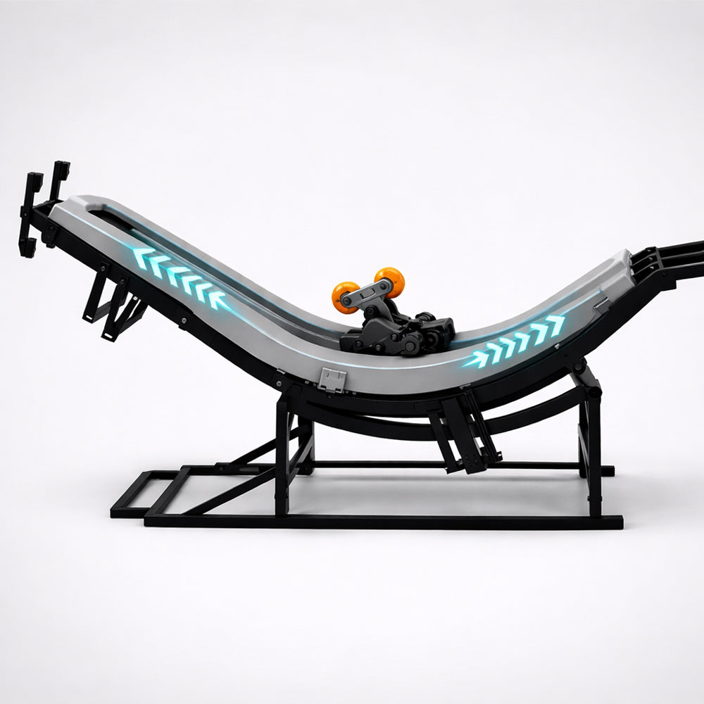 Massagefåtölj med 4D-kroppsscanning, Dual Zone Stretching, 32 airbags, värme i ländrygg/ben och Zero Gravity - Modell 988A