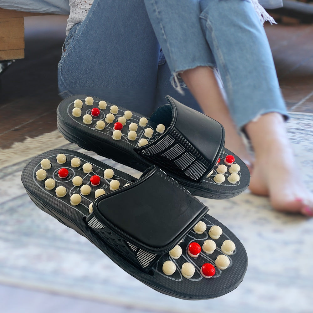 Massagetofflor (zonterapi) med kardborre