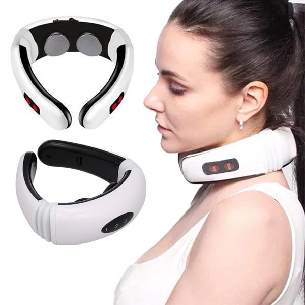 Nackmassage med puls - 6 program/16 nivåer