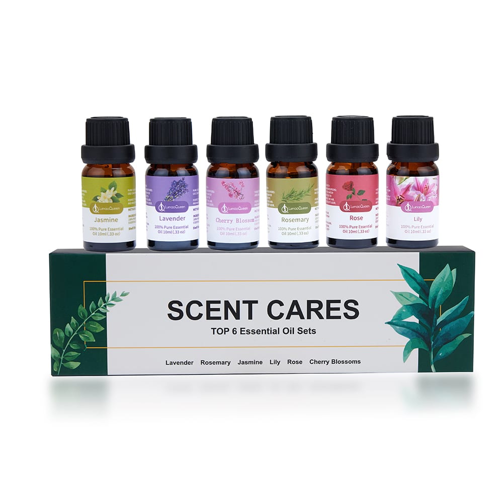 Eteriska oljor (6 x 10 ml) - 100 % ren och naturlig