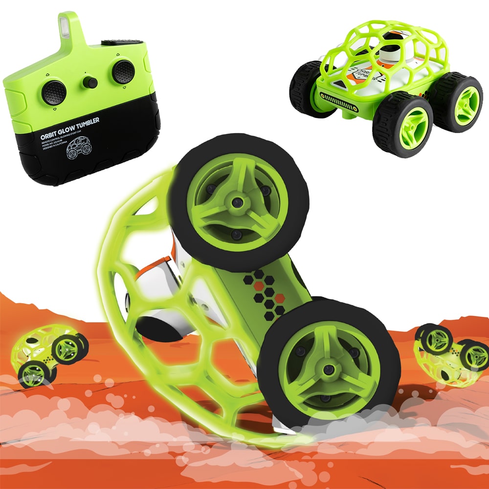 Orbit Tumbler - Radiostyrd stuntbil med LED-ljus