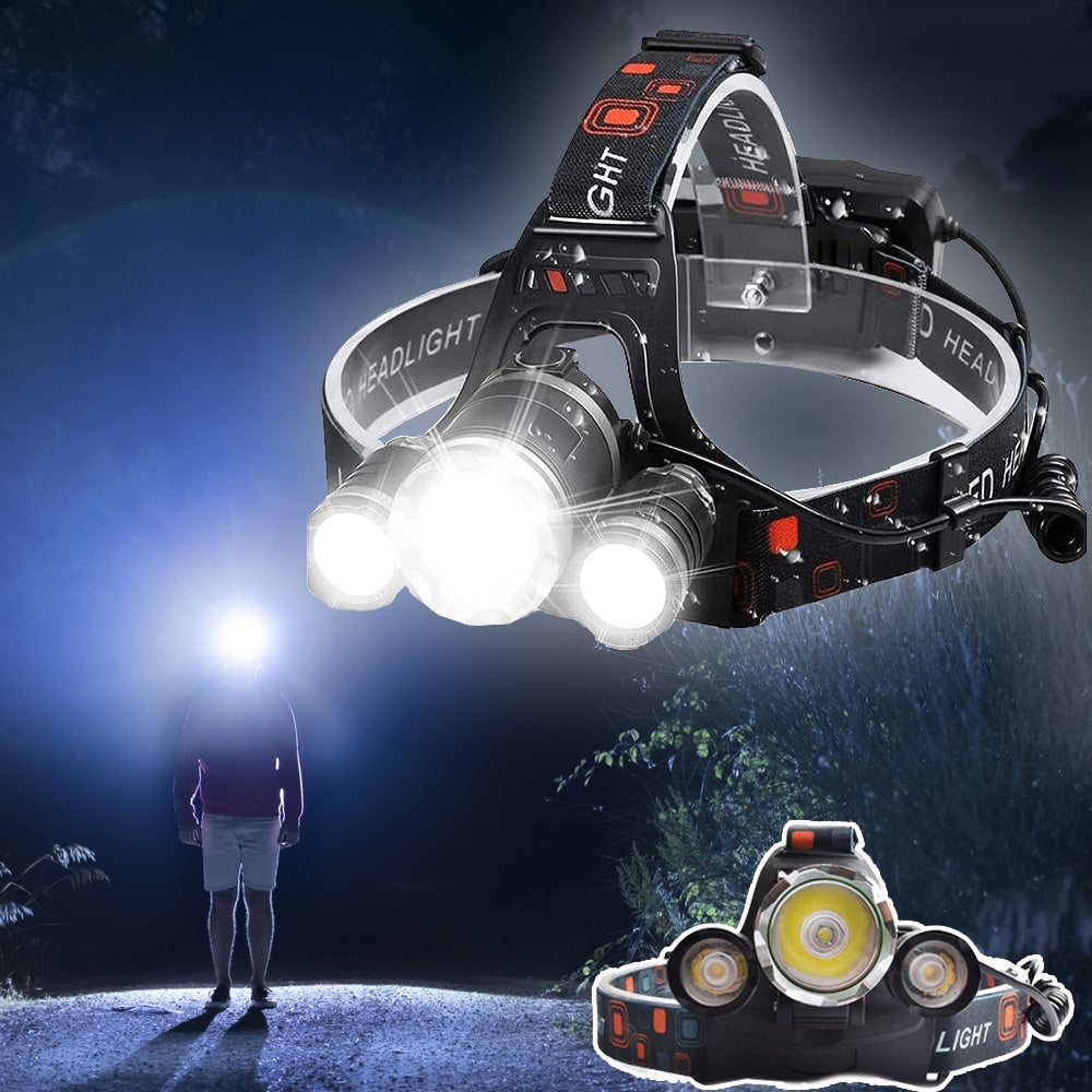 Professionell LED Pannlampa (5000 Lumen) - Multifunktionell och Uppladdningsbar