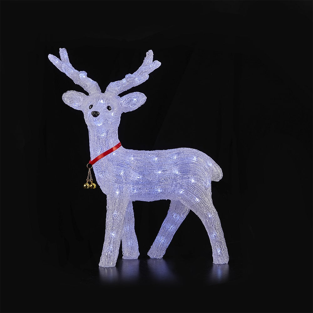 Ren Akryl - höjd 57 cm med LED-belysning