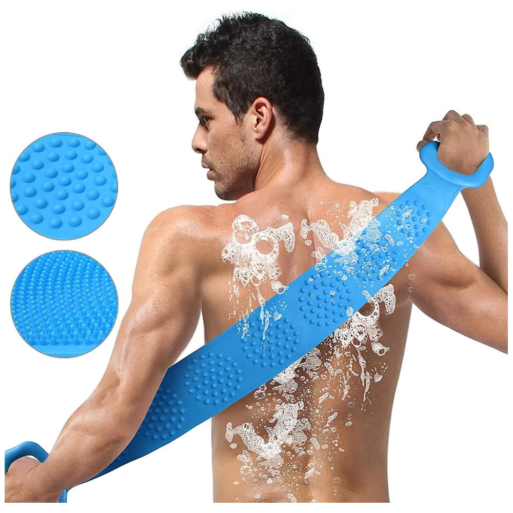 Ryggskrubb / Badborste - Dubbelsidig i silikon