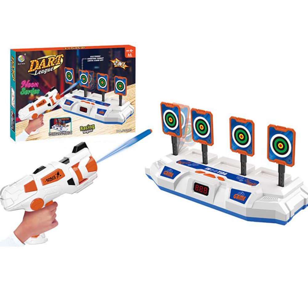 Space Shooting – Pistol och Elektroniskt Mål och Skumkulor