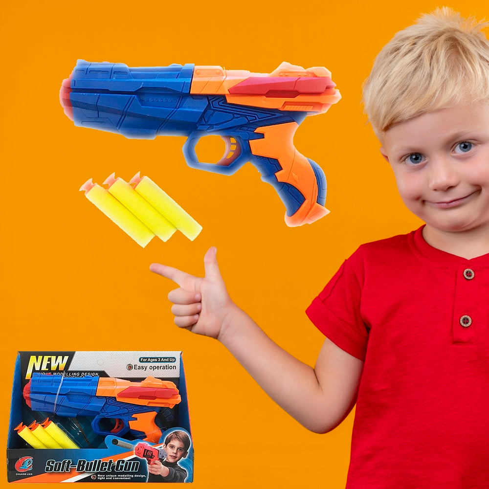 Softgun med 3 st. Skumpilar