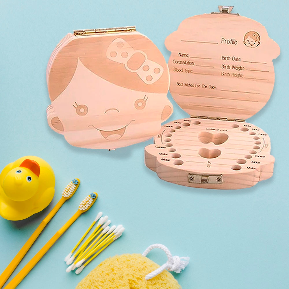 Tandask för förvaring av mjölktänder