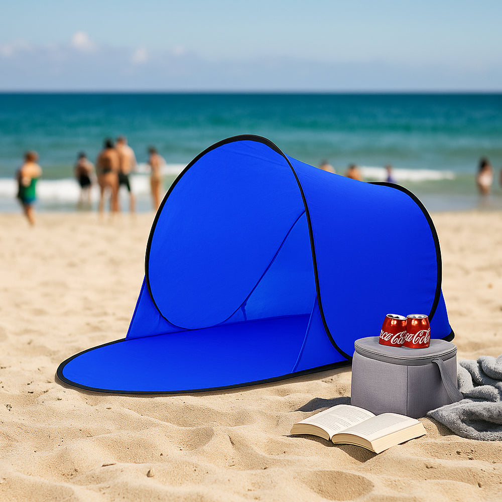 Soltält – Pop-up-skydd för strand och terrass