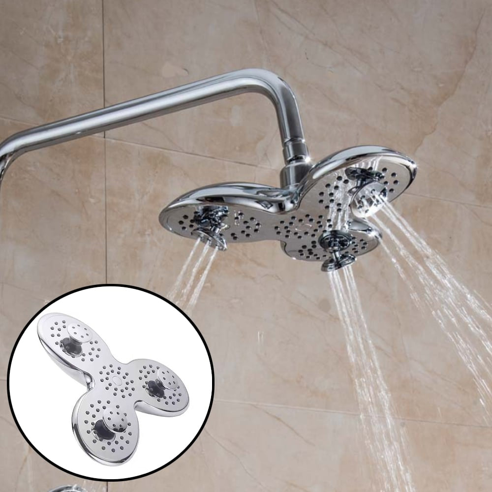 Duschhuvud - med 3 individuella munstycken och 3 strålfunktioner -