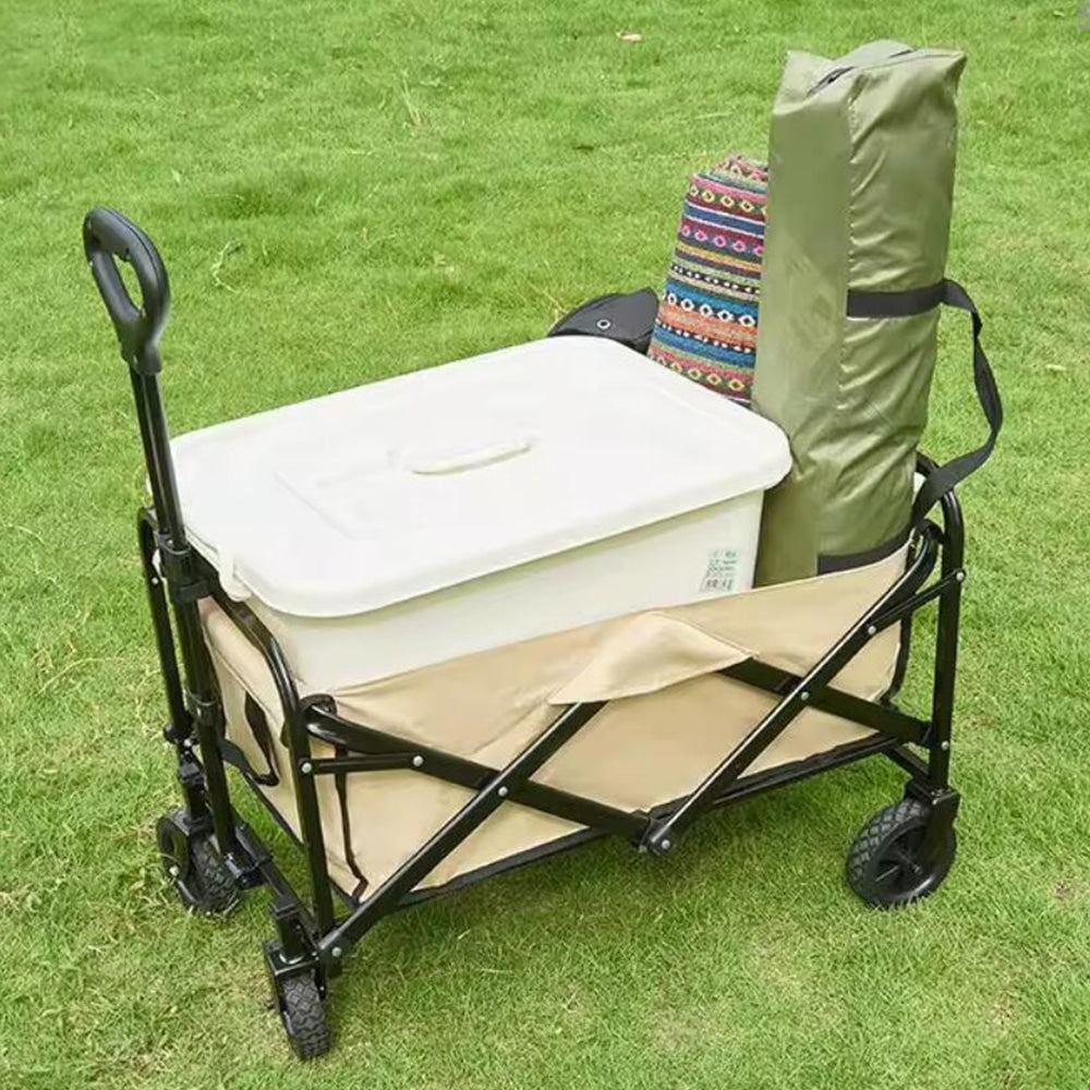 Dragvagn, hopfällbar - för alla terränger