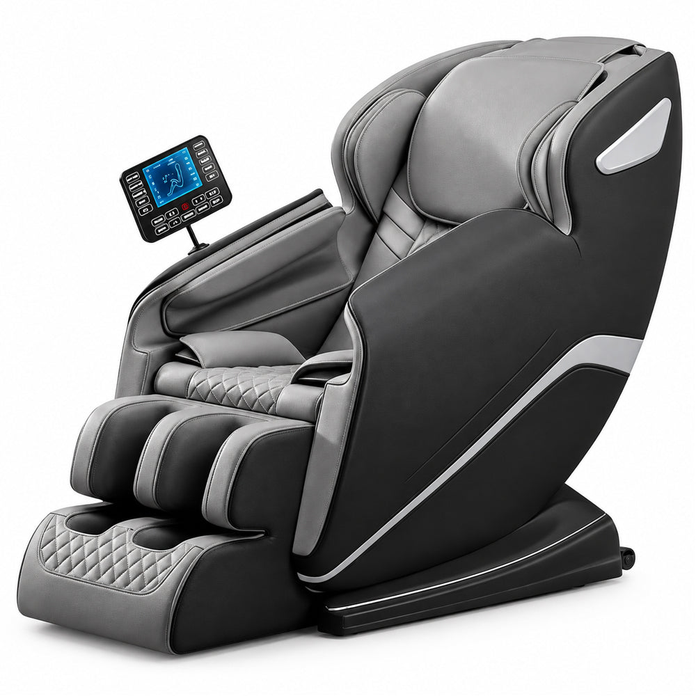 Massagestol 8D – Zero Gravity, lufttrycksmassage, värme för ländrygg och vader – Modell LEK-988Q3