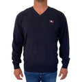Sweatshirt Wilford Knit från Vinson Camp i Dark Sapphire