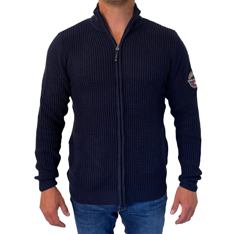 Sweatshirt Waverly Knit från Vinson Camp i Dark Sapphire