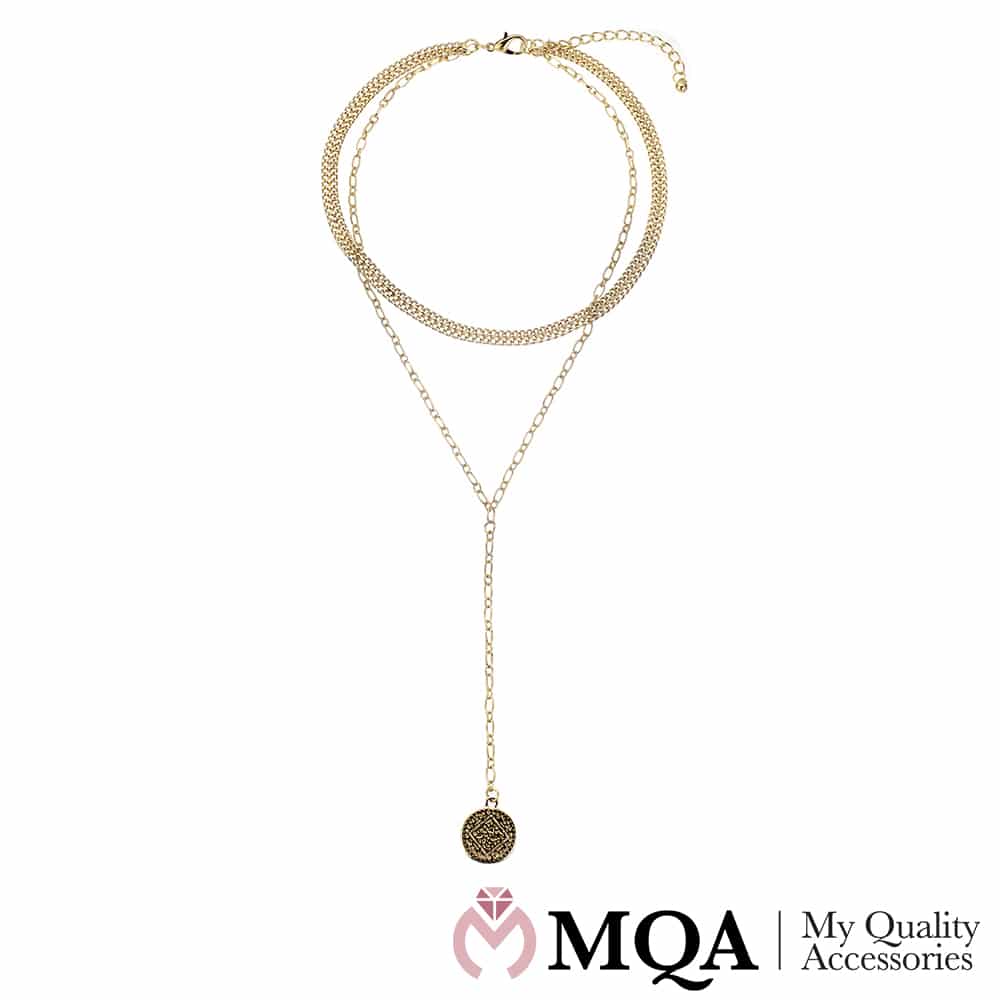 Halsband guldfärgat
