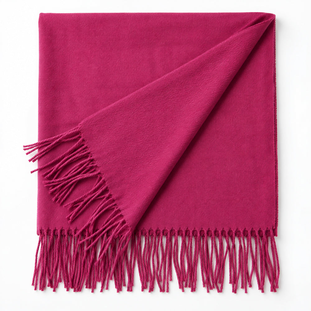 Elegant Halsduk med Fransar – Flera Vackra Färger – 70 x 180 cm – 200 g.