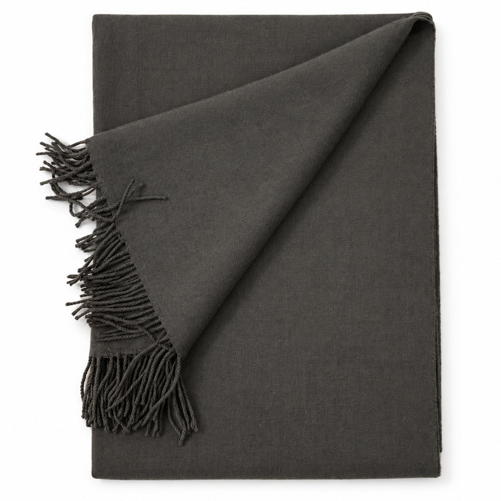Elegant Halsduk med Fransar – Flera Vackra Färger – 70 x 180 cm – 200 g.