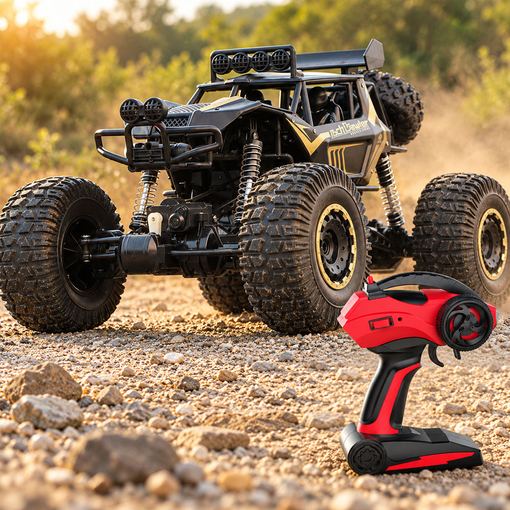 Radiostyrd offroadbil med 4-hjulsdrift – 50 cm – Guld eller Svart