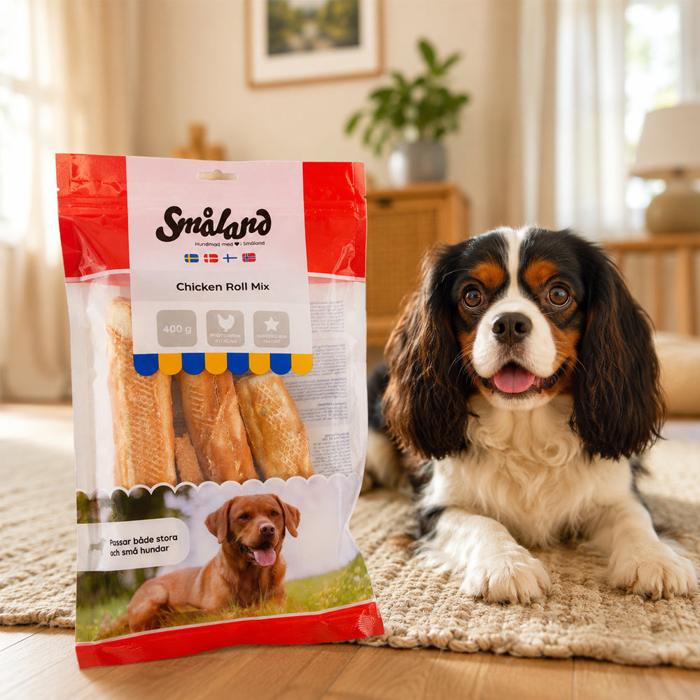 Småland hundgodis med kyckling – 400 g