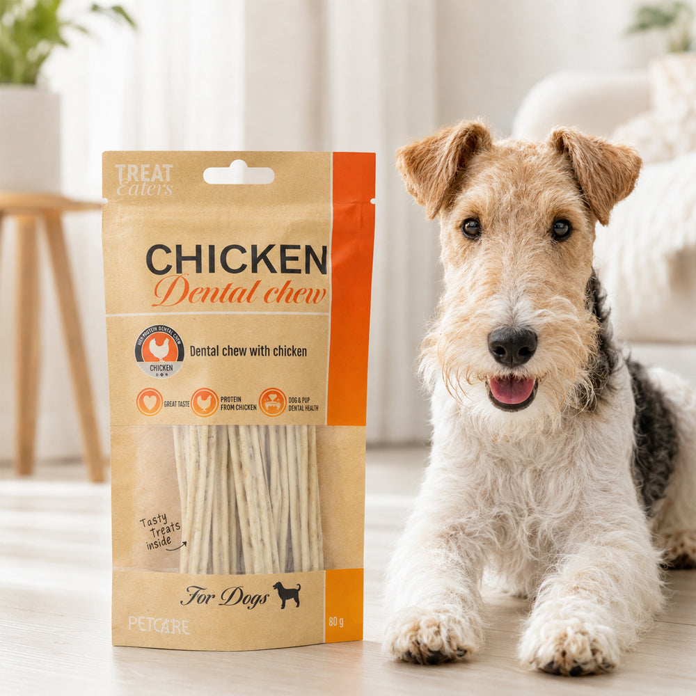 Treat Eaters Dental Chews – Tandvårdande tuggbitar för hundar 80 g