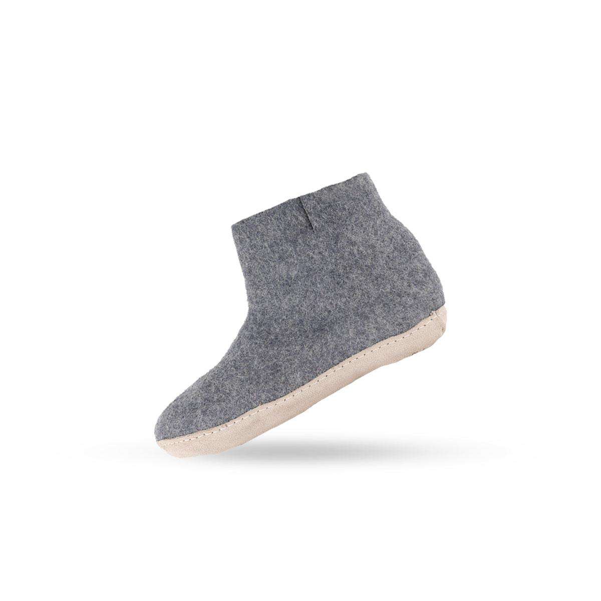 Ullstövlar (100% ren ull) - Modell Denim med mockasula