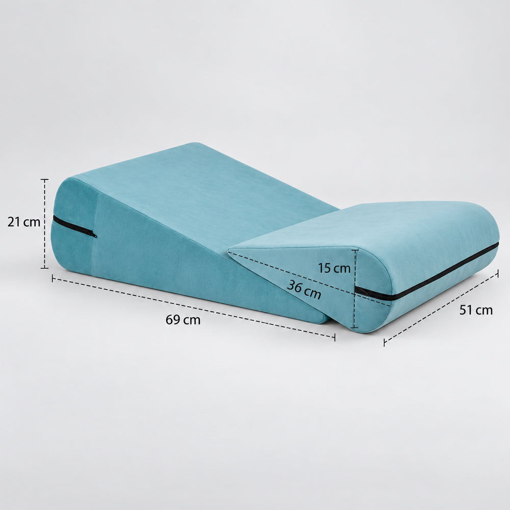 Ergonomiskt Stödkuddeset 2-delat – Flexibel Komfort och Flera Positioner