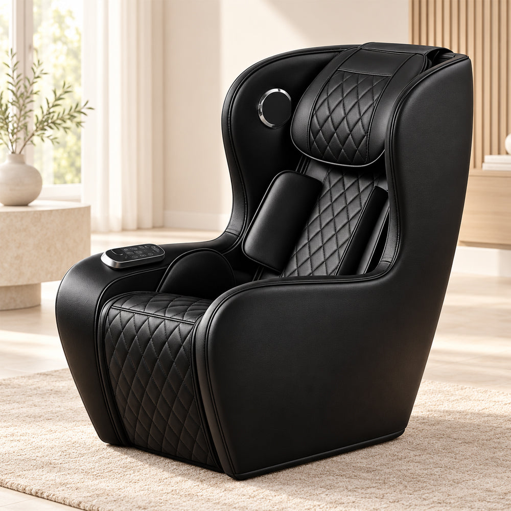 3D-massagefåtölj – Zero Gravity och värmefunktion – modell 988C6, svart