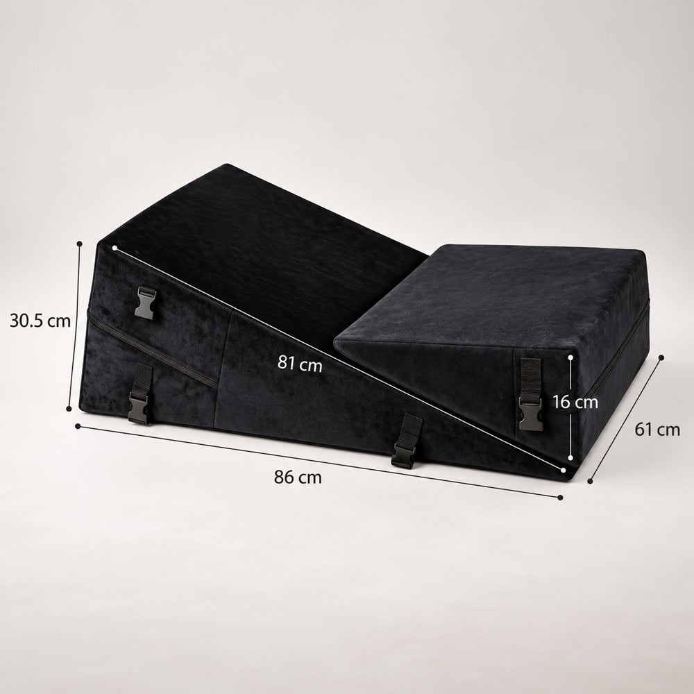 Ergonomiskt Kilkuddeset 2-delat – Flexibelt Stöd och Komfort