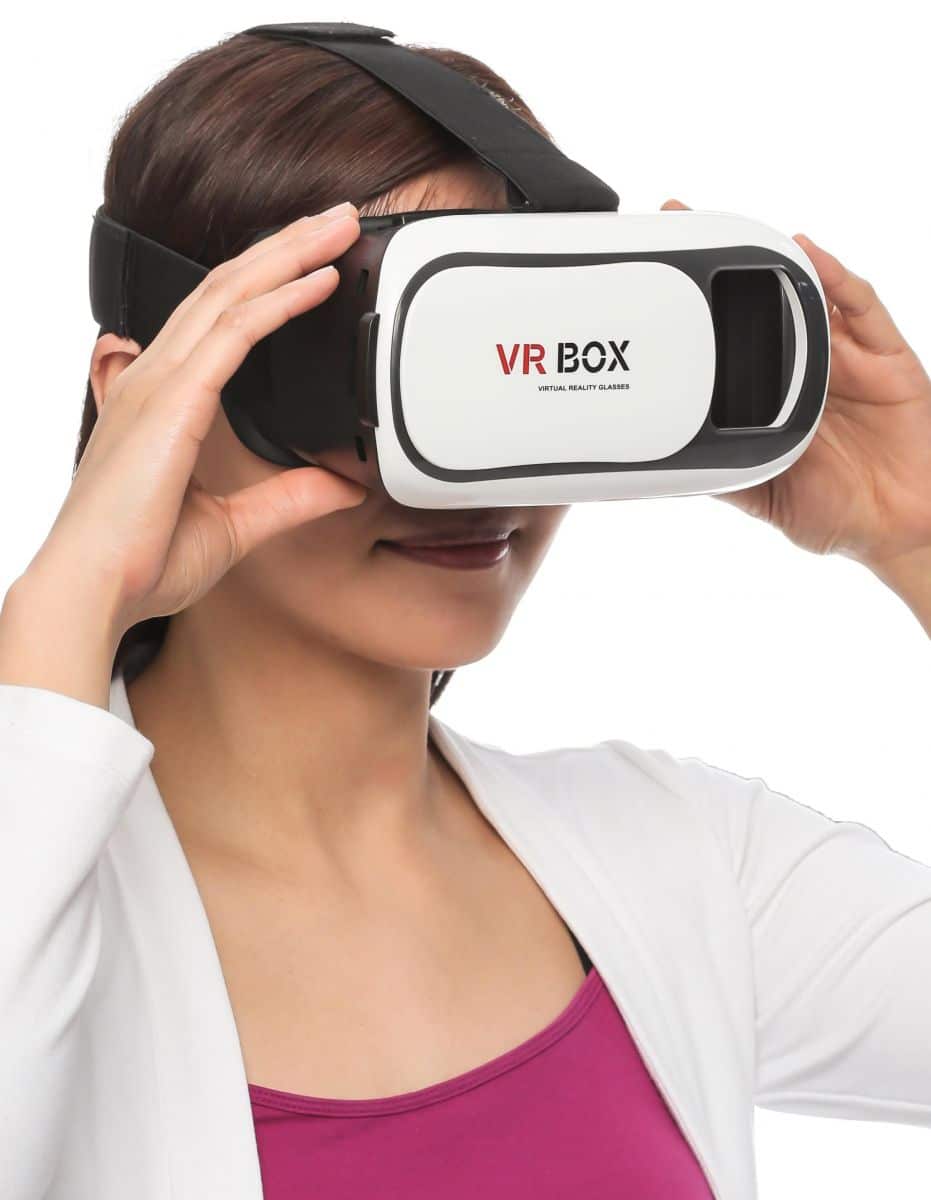 VR-headsetglasögon 2.0 - smartphone "VR Box" Virtual Reality 3D