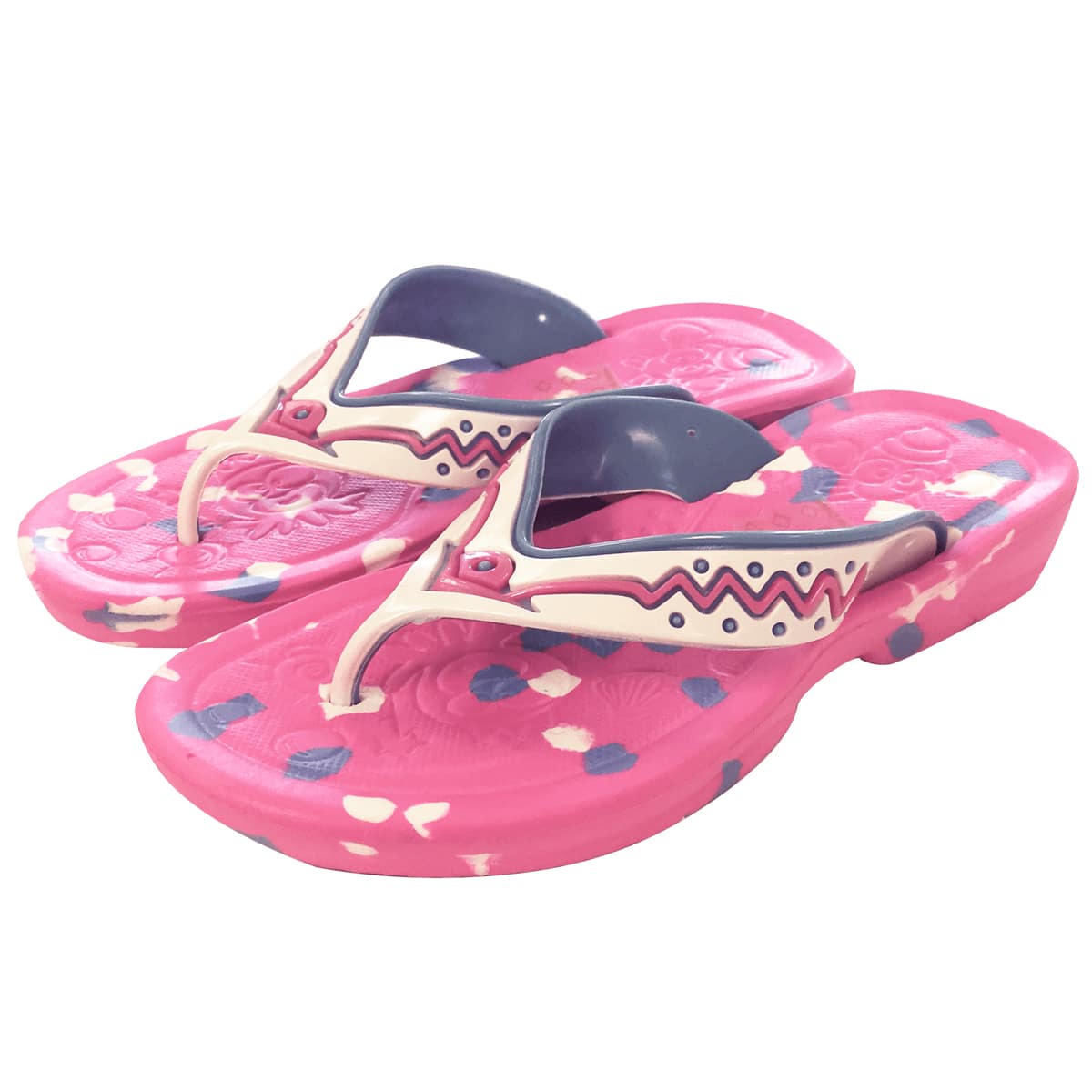 Flip flops för barn med tåsplittring - rosa
