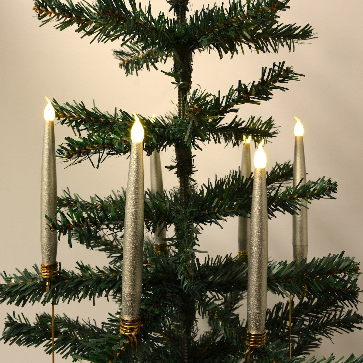 LED-julgransljus 20 st. Trådlöst inkl. Fjärrkontroll &amp; Klämmor - passar de flesta Georg Jensen ljushållare mm.