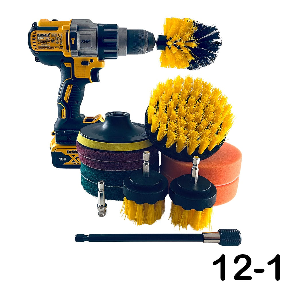 Rengöringsborstar - 4-i-1, 12-i-1 eller 22-i-1
