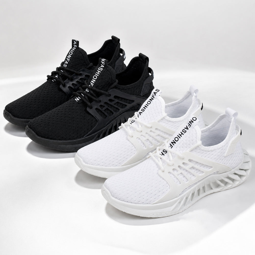 Sneakers för män, med ovandel som andas
