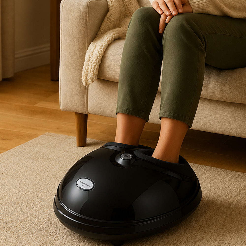 Fotmassage (Shiatsu) med värme och tryckmassage