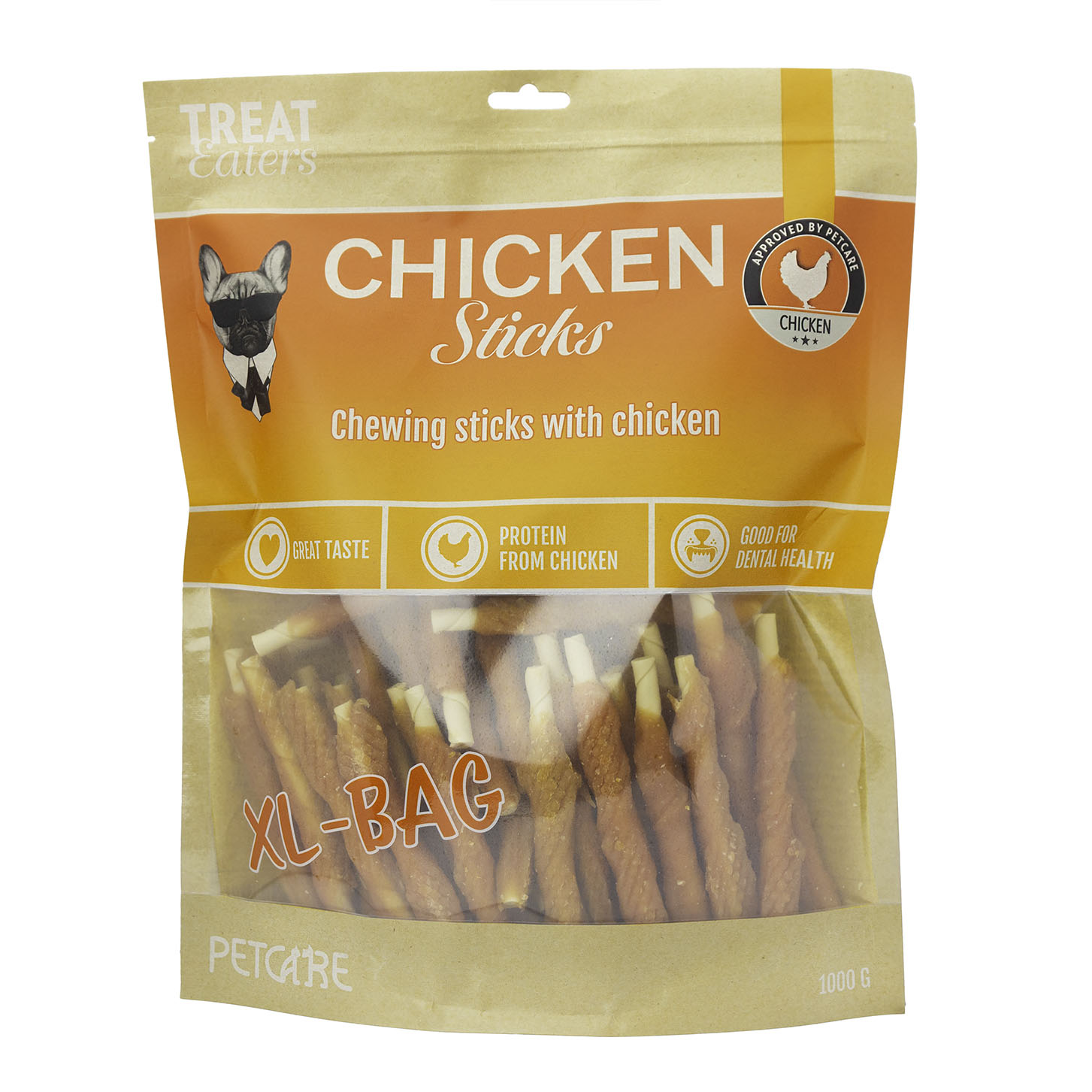 Treateaters Chicken Sticks 1000 g (skonsamma tuggstänger för hundar)
